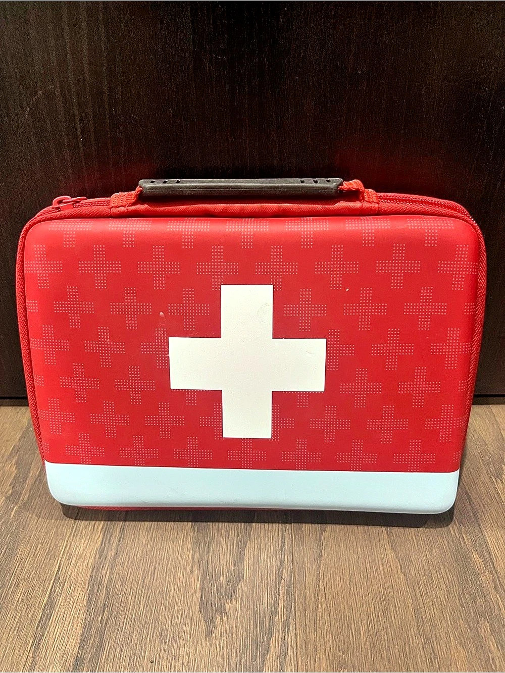Johnson & Johnson Red Cross First Aid Kit Case Empty Travel Organizer